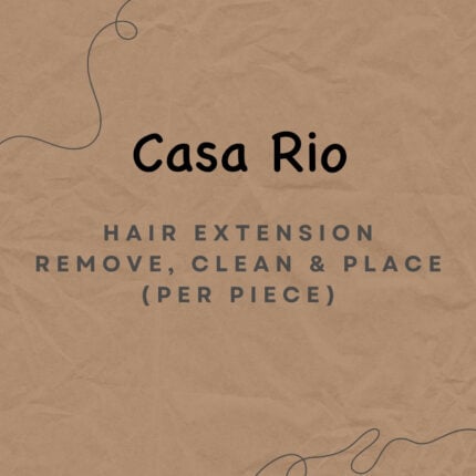 Hair Extension Remove, Clean & Place service