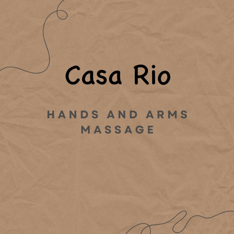 Hands and Arms Massage