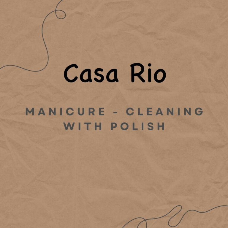 Manicure Cleaning with polish