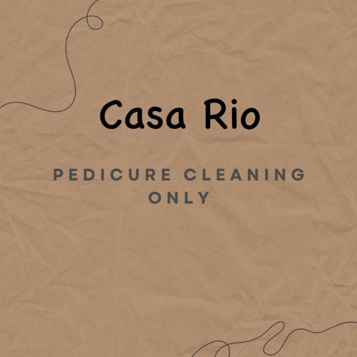 Pedicure Cleaning Only service at Casa Rio Beauty Salon in JVC