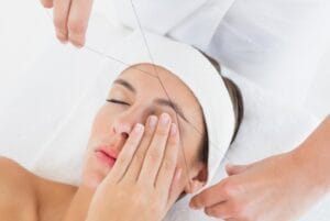 Full Face Threading with Eyebrow service