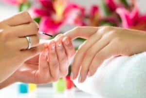 Manicure Cleaning with Polish service