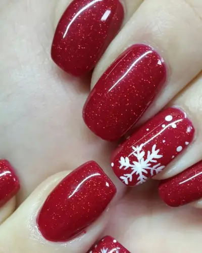 Gel Manicure Christmas Designs Easy