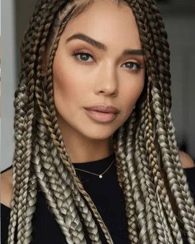Twisted braids with added volume Twisted braids with added volume