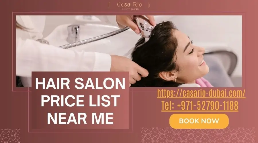 hair salon price list near me