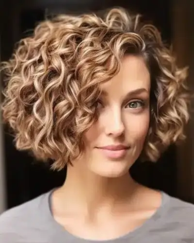 Rounded Bob for Natural Curls Rounded Bob for Natural Curls