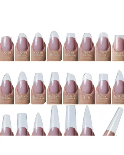 Types of nail extensions