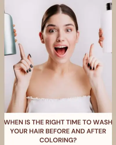 Avoid Washing Hair Right Before Coloring