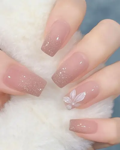 Simple Nail Extension Designs for Wedding