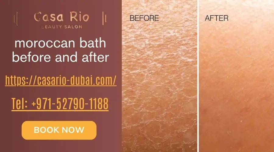 moroccan bath before and after