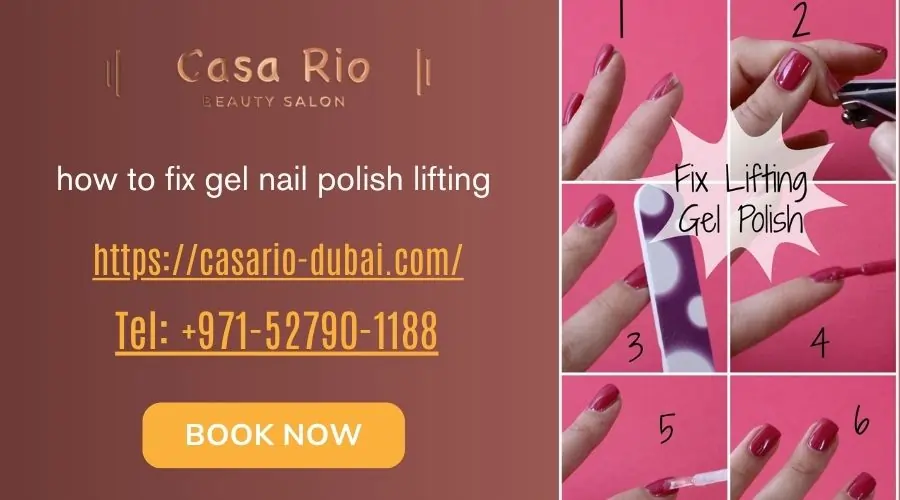 how to fix gel nail polish lifting