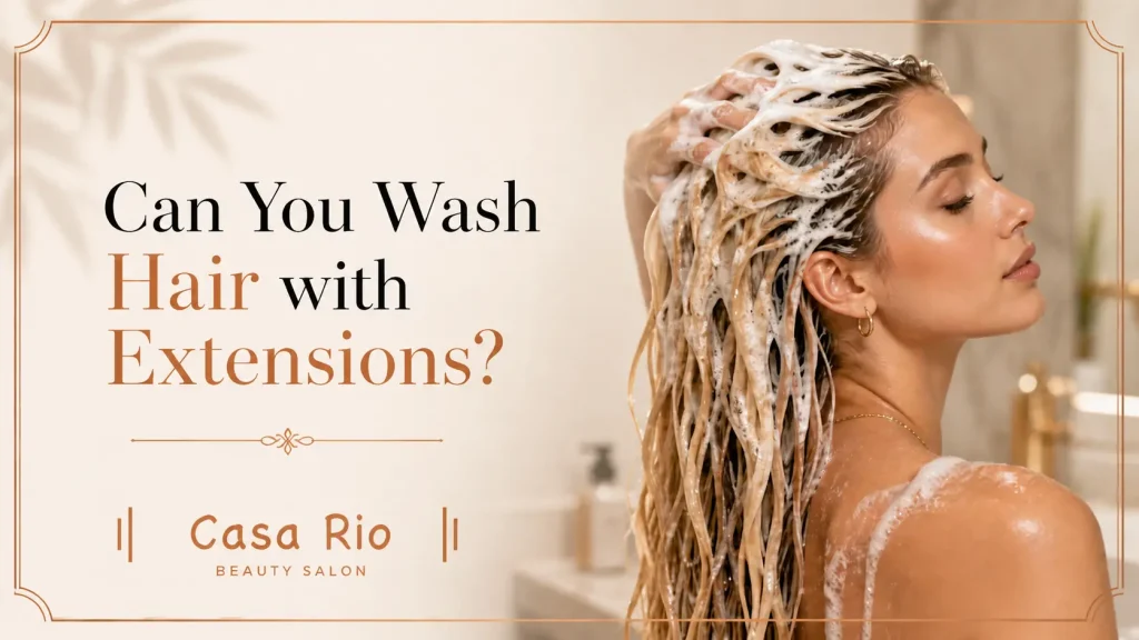 Can You Wash Hair with Extensions