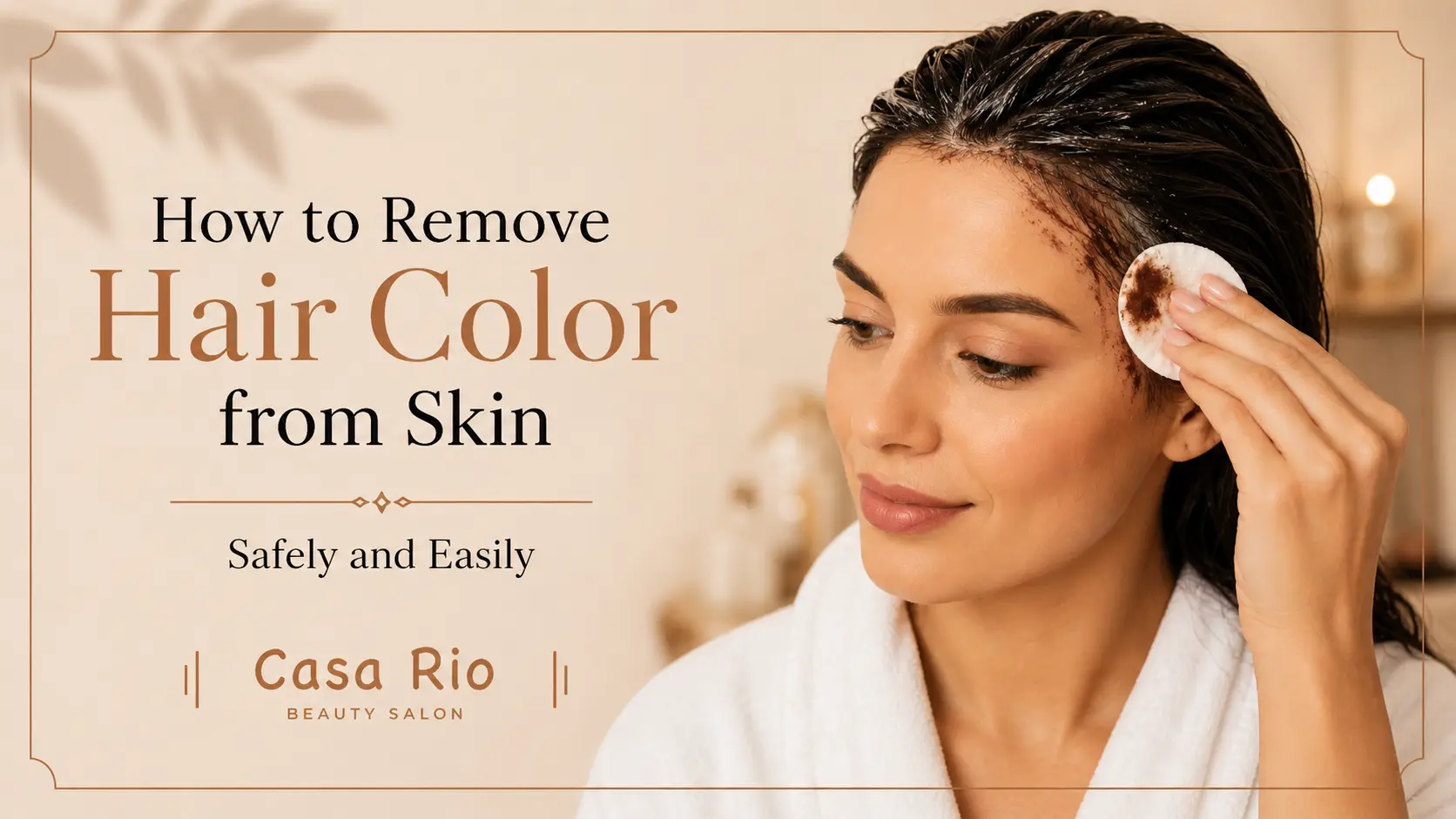 How to Remove Hair Color from Skin Safely and Easily in jvc