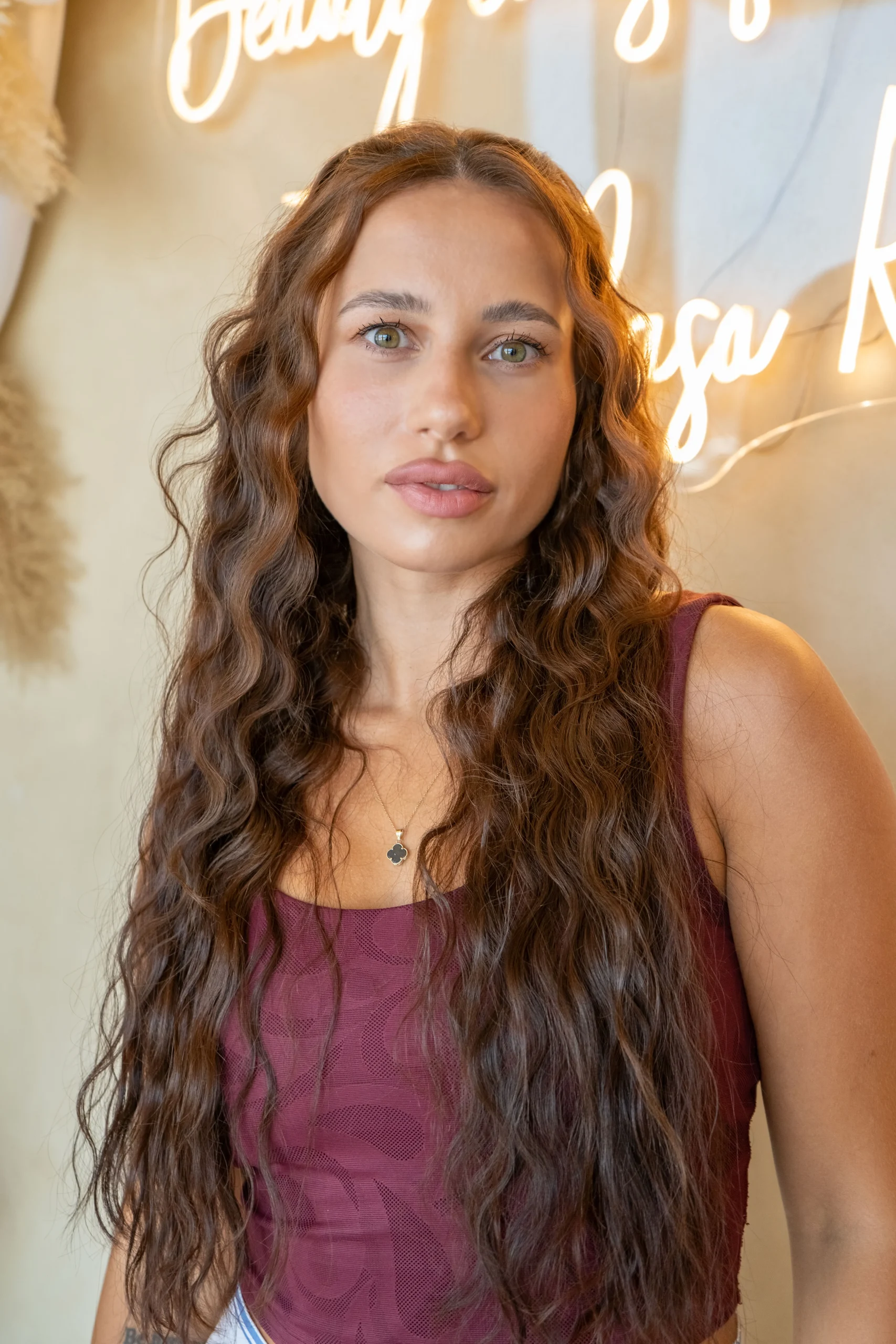 Wavy Hair Styling Result at Casa Rio Beauty Salon Wavy hair styling result at Casa Rio Beauty Salon in JVC Dubai