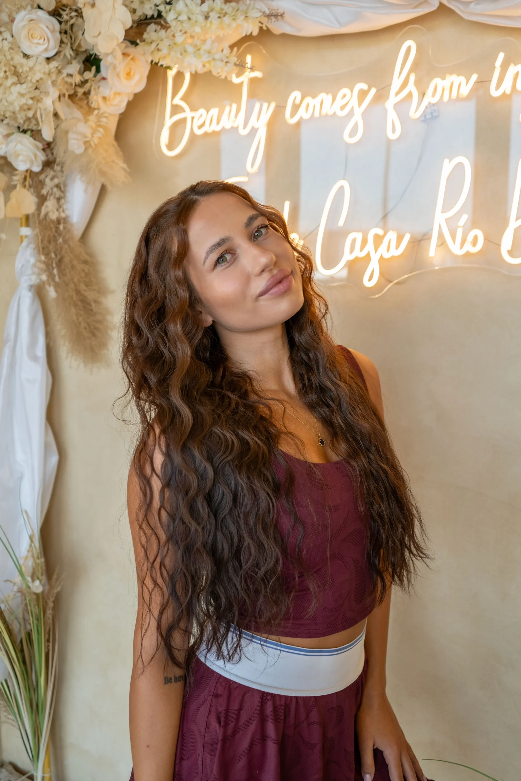 Mermaid Waves Hairstyle Model in JVC Dubai Mermaid waves hairstyle model at Casa Rio Beauty Salon in JVC Dubai