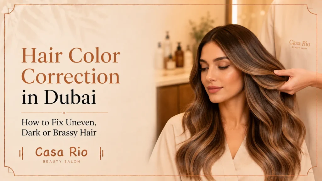 hair color correction Dubai