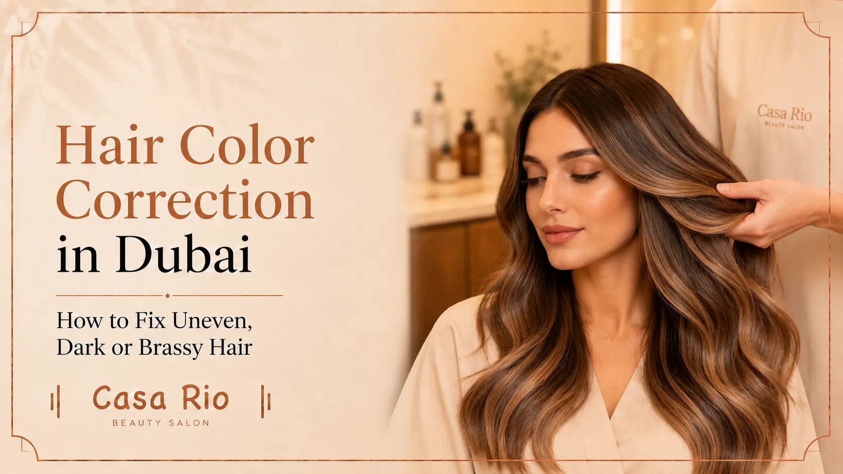 hair color correction Dubai