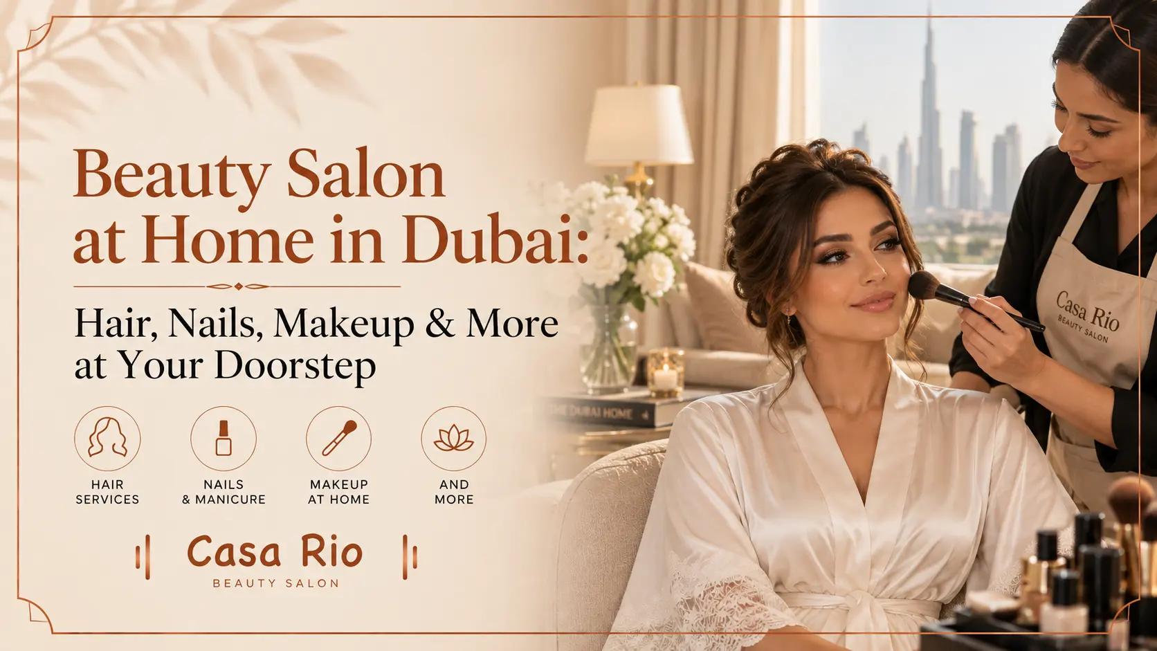 beauty salon at home in Dubai