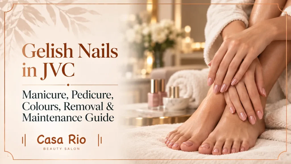 Gelish nails in JVC 3