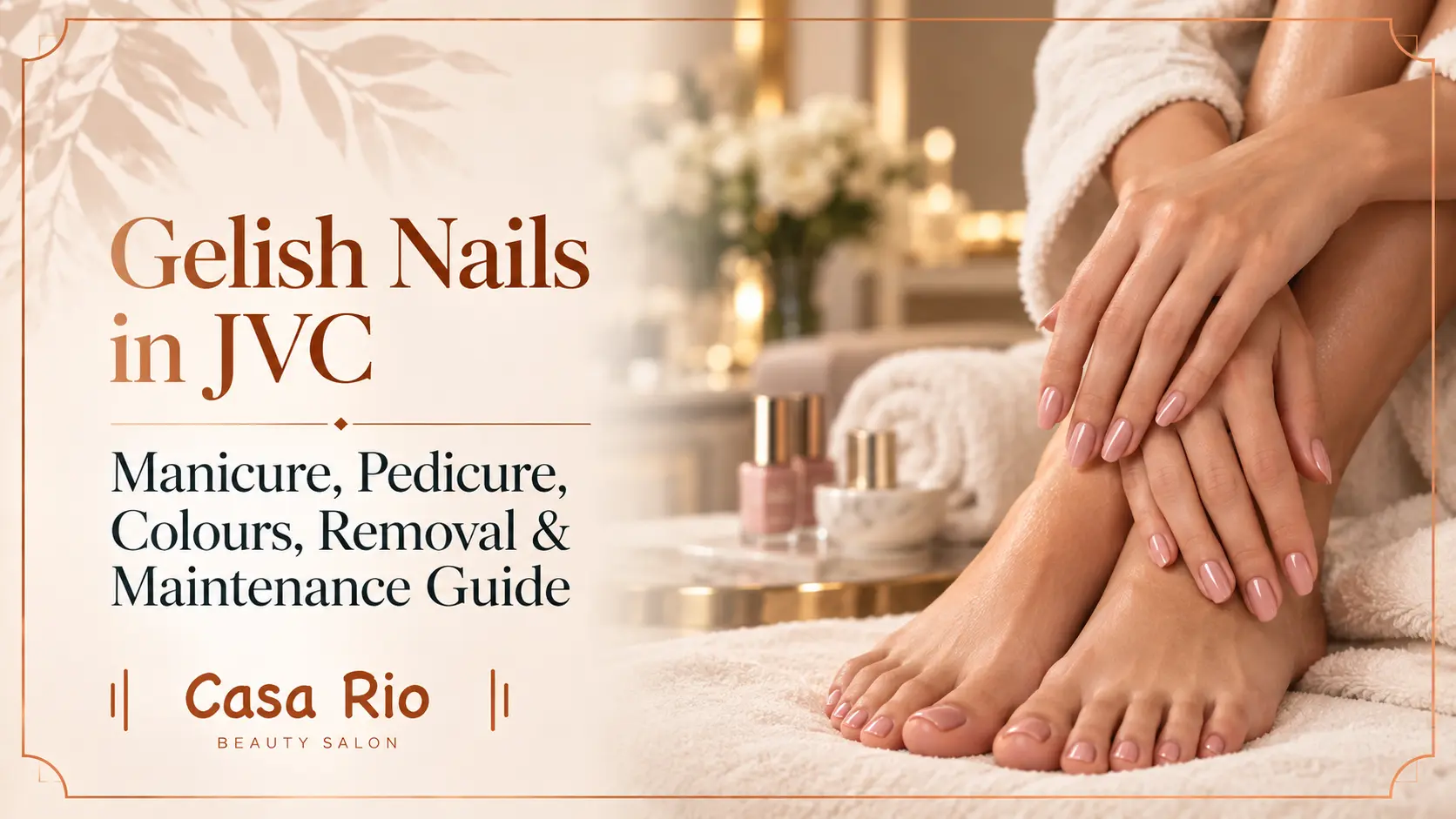 Gelish nails in JVC 3