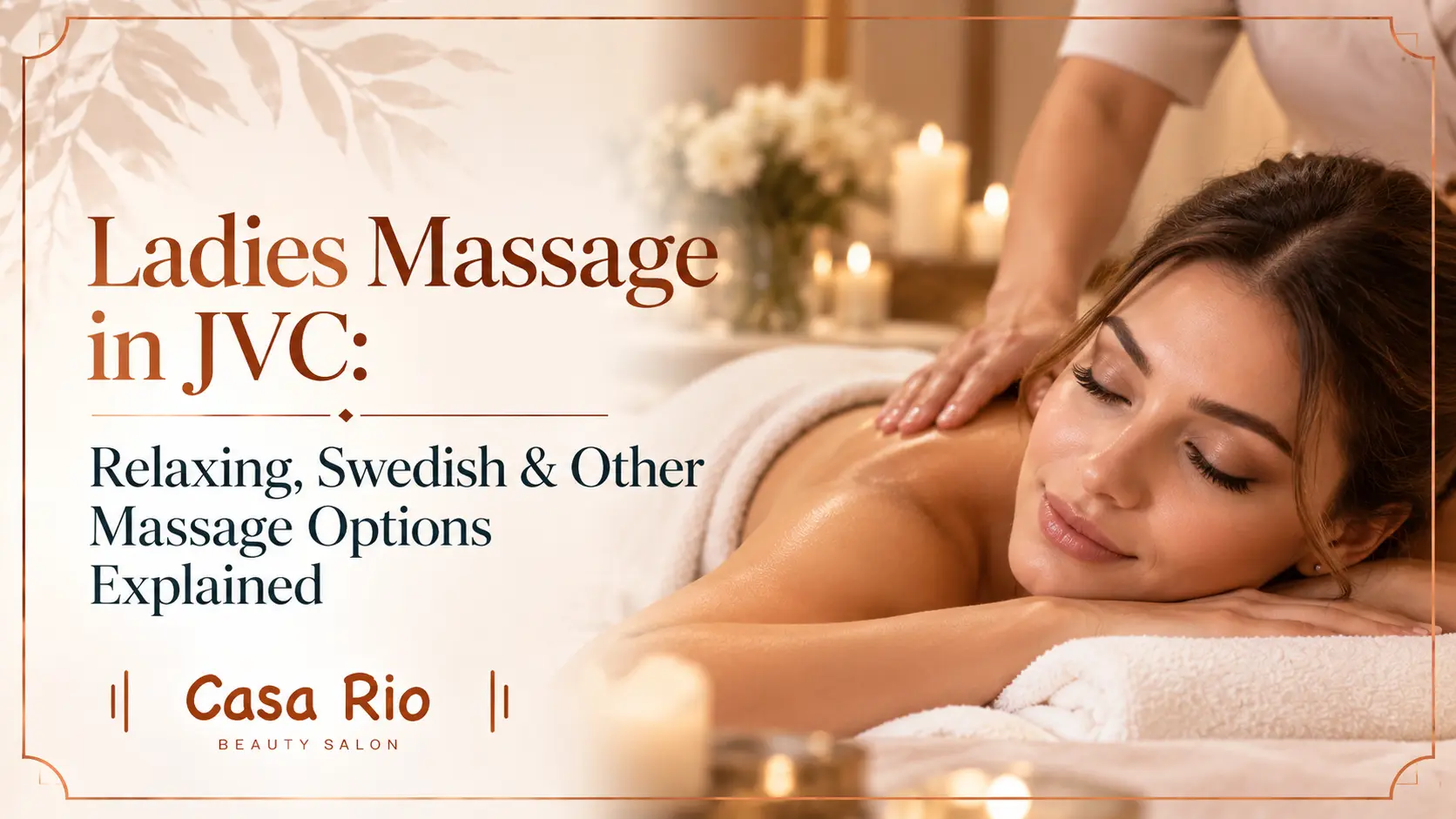 ladies massage in JVC